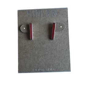 NWT Peyote Bird Corral sterling silver totem stud earrings